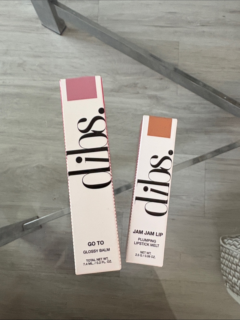 Go To Glossy Balm Rock Candy & Jam Jam Lip Duo - Pink and Peach